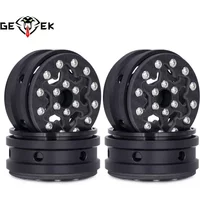 1.9 Inch Carbon Fiber Beadlock Wheel Rims for 1/10 RC Crawler Car Axial SCX10 D90 TRX4 TRX6 Gen8 DIY