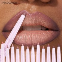 Transparent Lip Liner in Pink Tube, Depicting Lip Contours, Plumping and Charming Lips, Waterproof, Lip Cosmetics