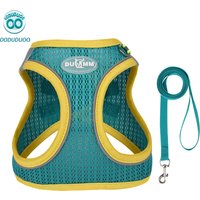 OODUDUOO Dog Harness and Leash Set Adjustable For Small Medium Dogs Pet Collar Reflective dog supplies Puppy Chihuahua