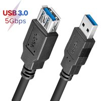 USB 3.0 Extension Cable 3M/1.8M/0.3M USB 3.0 Male to Female extender Cable 5Gbps Cord USB 3.0 A male to A female for Windows Mac