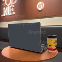 2PCS Titan Gray Matte For Dell latitude 7400 Para Laptop Skin Stickers Para cover up the fisique damage of the surface replace