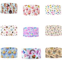 5Y Food Cakecup Dessert Grosgrain Ribbon Fabric Gift Wrapping DIY Sewing Wrapping Sewing Bow-knot Crafts Home,5Yc18320