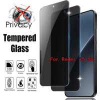 2/4Pcs 9H Privacy Screen Protector For Redmi 15 5G Tempered Glass