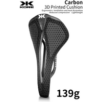 AliExpress KORE Bicycle 3D Printed Saddle For Road Bikes Ultralight Carbon Fiber Comfortable Cushion Racing Bike Cycling Accessories 139G
