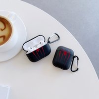 Wireless Bluetooth Earphone Cover For AirPods 1 2 3 Pro 2nd Generation Case Gift For Friends Red Spider Case Man Black And White