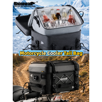 Rhinowalk 36L Motorcycle Cooler Bag Waterproof Hard Shell Tail Bag Ice Storage Rear Seat for Camping Fishing Outdoor Touring
