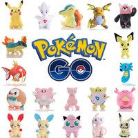 20cm Pokemon Mew Pichu Chansey Plush Toys Kawaii Bewear Quilava Doll Cartoon Rowlet Raichu Stuffed Toy Room Decor Kids Xmas Gift