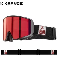 AliExpress kapvoe Kapvoe Snow Goggles Magnetic Lens Anti-fog Ski Goggles Cycling Men Women Snowboard Double Layer Sponge Goggles OTG Snow Goggles