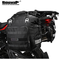 Rhinowalk 20L Motorcycle Bag Motor Saddlebag Side 1 or 2 Pcs Universal Motorbike Waterproof Removable Inner Bag Luggage Pannier