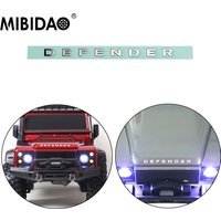 MIBIDAO Simulated RC Car Body Sticker For 1/10 TRX-4 Defender D90 D110 Metal Adhesives Decals Logo Label Decoration Parts