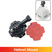 Motorcycle Helmet Mount Adhesive Base Holder For GoPro 13 12 11 10 9 8 7 SJCAM Insta360 AKASO DJI Osmo Action Camera Accessories