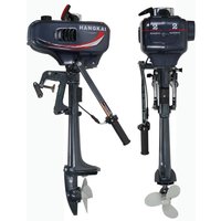 Facotry Sale Hangkai Cheap Outboard Motors Boat Engine With Water Cooling System M2 2HP 2-Stroke Marine Engines