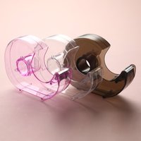 Random Color Transparent Tape Holder Invisible Snail Adhesive Paper Holder Student Tape Dispenser Acrylic Stationery