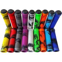 AliExpress NONE Soft Rubber Non-Slip Bicycle Grips Mountain Bike Handlebar Cuff Shockproof Cover for 22.2mm Scooter BMX MTB Cycling Parts