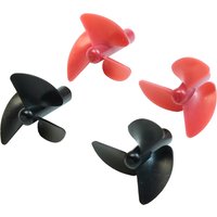 1 Pair RC Boat Propeller 28mm Dia. 2.3mm 3-Blades Left Right PC Prop for RC Toy Boat Fishing Bait