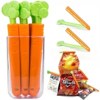 5pcs Multiple Cute chip Clips, with Magnetic Food Packaging, Comes with a Magnetic Storage Box, Magnetic Connection, Reusable