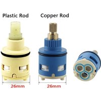 22/26/33 mm Ceramic Valve Cartridge - Plastic/Copper Rod Faucet Mixer Core Replacement Part for Bathroom Taps Diversion Valve
