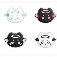 GeekShare Cute Cat Silicone Thumb Grips for Nintendo Switch 2 – Original Design Joystick Caps for NS2 Joy-Con (4-Pack)