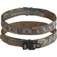 Kampfgürtel im Camo-Stil, MOLLE, taktischer Gürtel, Outdoor-Jagd, Training, innen und außen, doppelter Taillengürtel mit magnetischem Ortungssystem