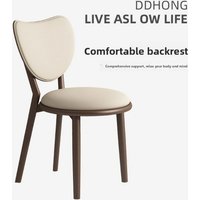 Modern minimalist style solid wood dining chairs, coffee chairs, Nordic style dining chairs, casual backrest living room chairs