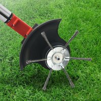 6 Inch Steel Wire Wheel Grass Trimmer Head, Grass Strimmer Mower Weed Brush Cutter For Lithium-ion Lawn Mower 5mm Hole Diameter