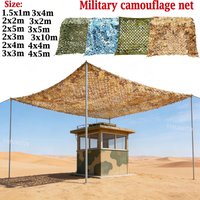 Outdoor Camouflage Hunting Net, Garden Umbrella, Terrace, Car Camouflage Net, White Forest, Beige, Camouflage Net
