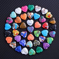 20mm Mini Stone Heart shape Crystal Home Decoracion statueNatural Rose Quartz Reiki Healing Gemstone Pocket Gift Massage
