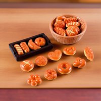 Simulation Miniature Food Toy Resin Alkali Water Bread DIY Refrigerator Sticker Japanese Doll House Accessories