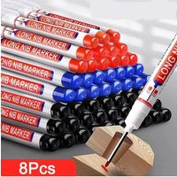 20mm Deep Hole Long Nib Head Markers For Metal Perforating Pen Waterproof Bathroom Woodworking Decoration Multi-Purpose