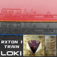 LOKI RXTON 1 Table Tennis Rubber Sheet Entry Level Ping Pong Overlay for Recreational Training Beginners