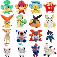 Kawaii Pokemon Victini Snivy Deerling Emolga Tepig Soft Plush Toys Pansear Pansage Panpour Zorua Oshawott Darumaka Peluche Doll