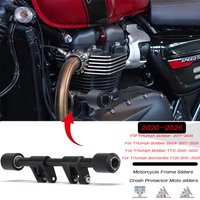 Motorcycle sliders For Bobber Bonneville T100 T120 Speed Twin 900 1200 20-2026 Frame Sliders Crash Protector Motorcycle sliders
