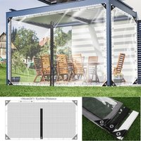 Plastik PVC przezroczysty 450gsm, grubość 0,35mm, z zamkiem błyskawicznym i oczkami, przezroczyste plandeki, namiot, drzwi garażowe, wodoodporna zasłona