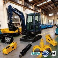 3.0Ton/2.5T Mini Excavator Kubota/Yanmar Construction Diggers For Farm Pelle Hydrauliques Suitable For Family