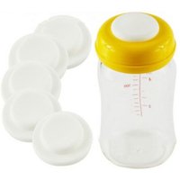 Baby Feeding Bottle Breast Milk Freshing Sealing Disc Lid Wide Caliber Milk Bottle Storage Silicone Sealing Disk Bottle Parts