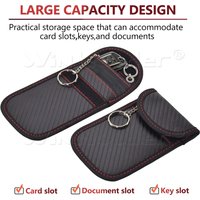 Car Keys Signal Blocker Bag Car RFID Signal Blocking Key Fob Protector Faraday Cage Protector