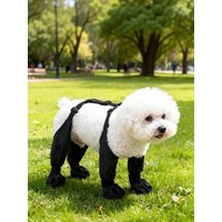 Waterproof Anti-Slip Dog Harness Boots for Small to Medium Dogs, Adjustable Lace-Up Outdoor Pet Paw Protector