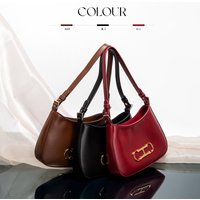 Fashion Classic Women's New Shoulder Bag Solid Color Retro Style Party Date Women's Shoulder Bag
