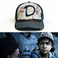 Anime Game Cosplay Clementine Hat The Walking Dead Adjustable Men Women Baseball Cap Unisex Cotton Sunshade Hat