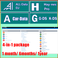 4-in-1 Online Account for Alldata EU Newest Car Repair Software Full Version Data Repair Wiring Diagrams Support Mobile/PC Login