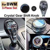 Crystal Gear Knob Handle for BMW F30 F31 G31 G32 G26 G30 Gear Shift Knob Kit F10 F11 F12 F13 F20 iX3 G08 E70 Gearbox Lever Head