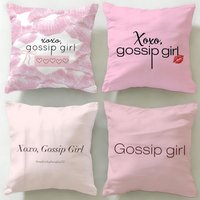 classic TV series Gossip Girls Cushion Cover Soft & Easy-Wash Pillow Case – Versatile for Couch, Bed, Travel and Office