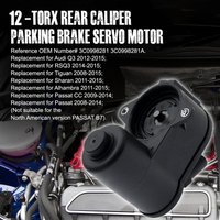 6/12-Torx 3C0998281 Car Rear Wheel Caliper Parking Brake Servo Motor Connection Plug Cable For Audi Q3 VW Passat B6 B7 CC Tiguan