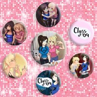 C-Class of 09 Button Pins Backpack Clothing Decor Brooch Badge Jewelry Gifts for Kids