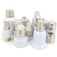 2X E27 E14 e17 to G24 GU10 E12 B22 MR16 to E27 LED lamp light Bulb Holder Converter AC base power Socket Adapter For Corn lamp