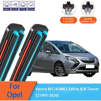 For Opel Vectra B/C/A MK3 Zafira A/B Tourer C Front Windscreen Wipers Double Rubber Car Wiper Blades Car Accessories