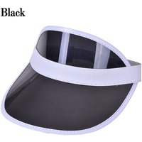 AliExpress NONE Summer Baseball Hat Empty Top Anti-UV Sunshade Hat Plastic Transparent Visor Cap High Quality Bicycle Sun Hat Sports Accessories