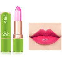 Portable Moisturizing Lip Gloss Long Lasting Natural Aloe Vera Discolored Lipstick Lip Plumper Makeup Cosmetic