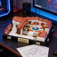 Popular Shooter Game Scene Building Blocks Set - Classic Tactical Map Model for Collectors,creative gift for game enthusiasts