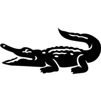 Car Stickers Personalized Creative Stickers Crocodile Car Decoration Waterproof and Sunscreen PVC 17*8cm